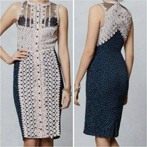 Anthropology Byron Lars 3D laser cut Sheath 8